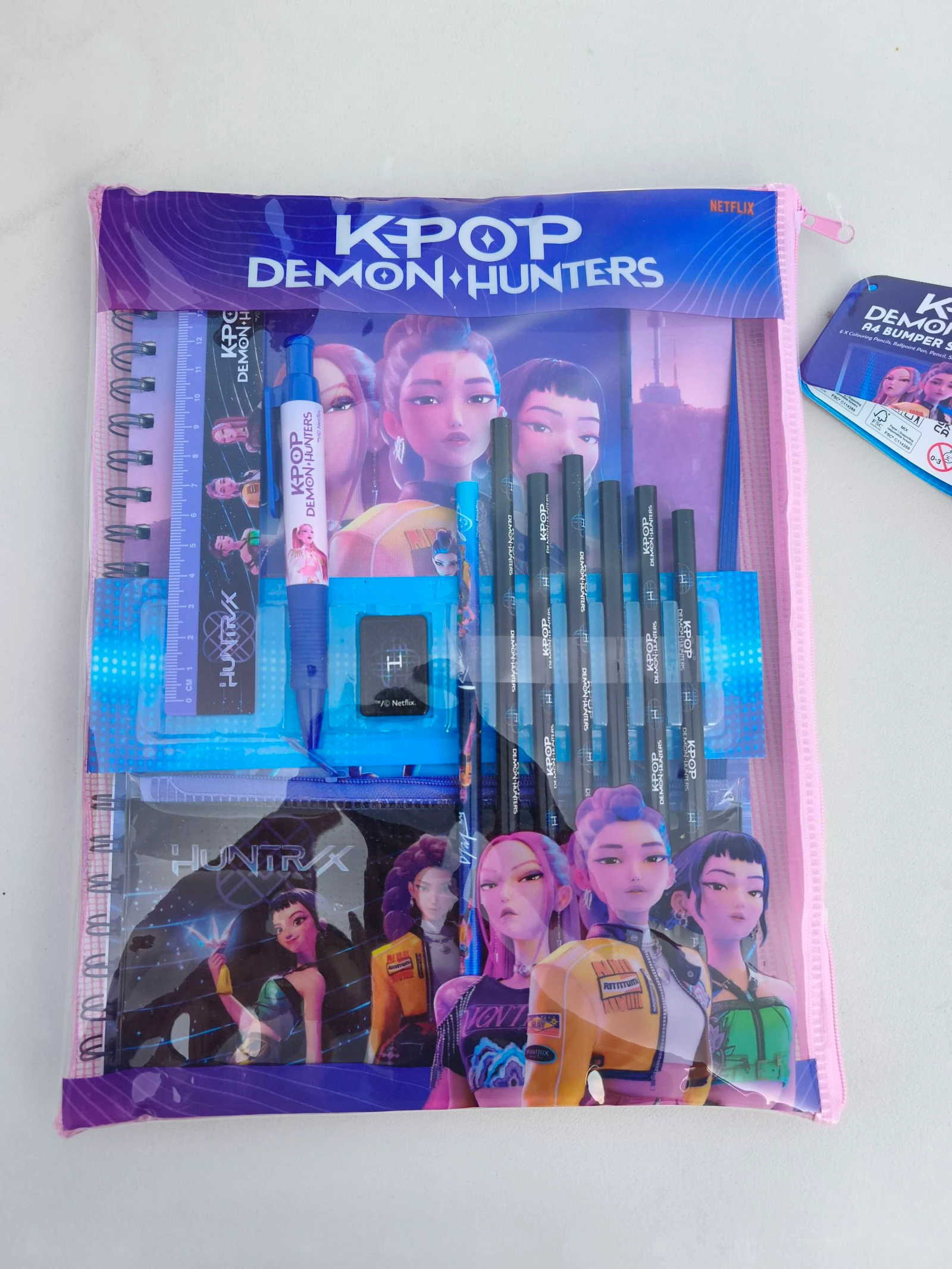 Set de papeterie kpop démon hunter